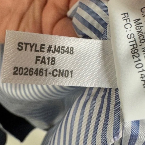 J. Crew Schoolboy Blazer Navy Blue Size 4 Style # J4548 Double Button Stretch - Picture 9 of 13